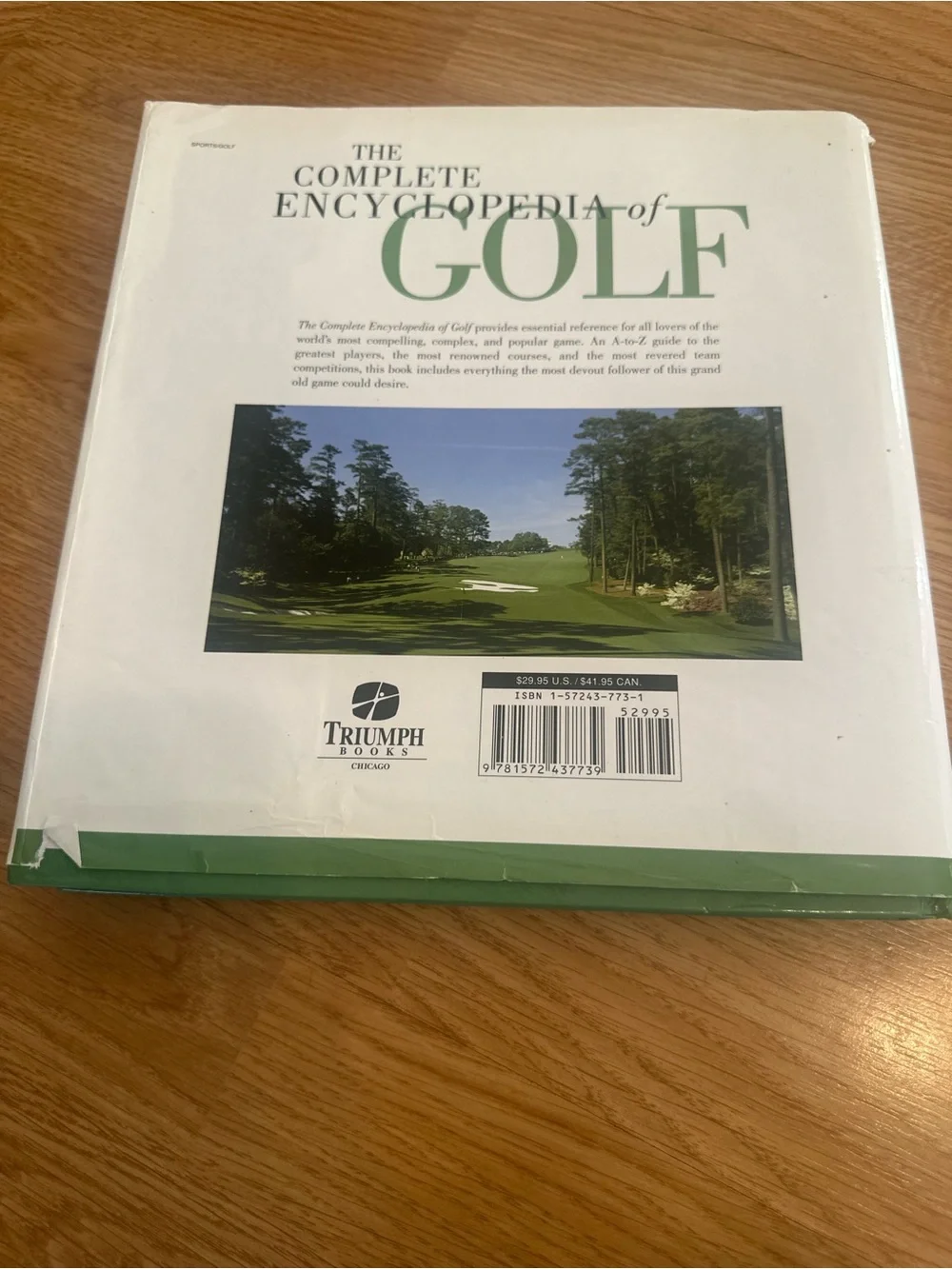 The Complete Encyclopedia of Golf by Ted Barrett